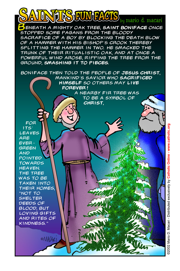 St. Boniface of Mainz Fun Fact Image