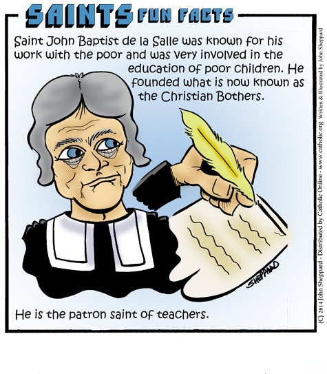 St. John Baptist de la Salle Fun Fact Image